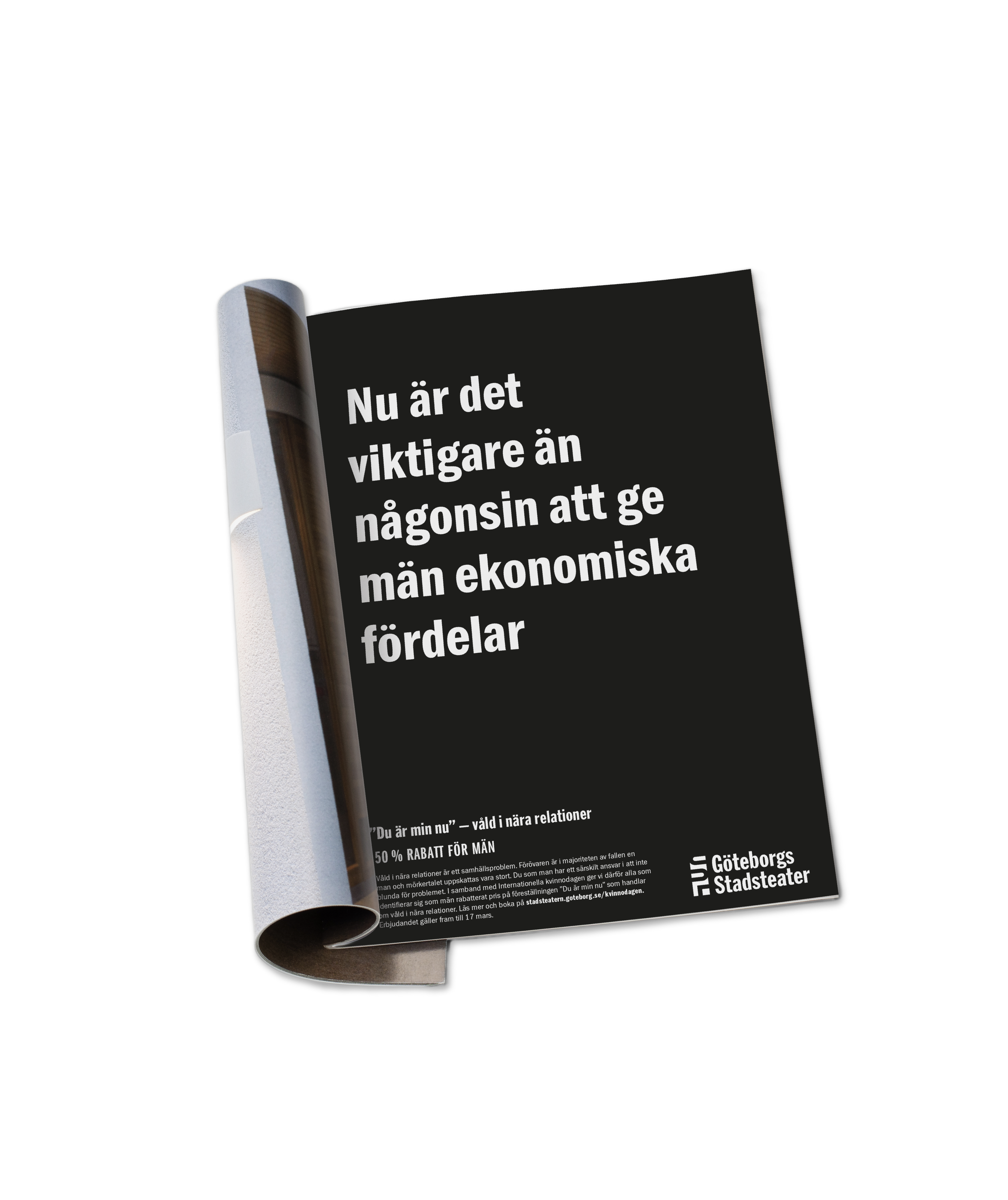 Copyannons för Göteborgs Stadsteater