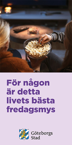 Banner för familjehem Göteborgs Stad